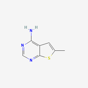 molecular formula C7H7N3S B3030243 6-甲基噻吩[2,3-D]嘧啶-4-胺 CAS No. 885269-52-3