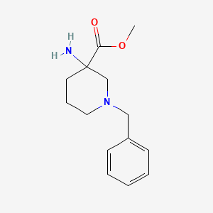 Methyl 3-amino-1-benzylpiperidine-3-carboxylate