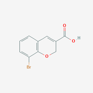 molecular formula C10H7BrO3 B3030247 8-Bromo-2H-chromene-3-carboxylic acid CAS No. 885270-74-6