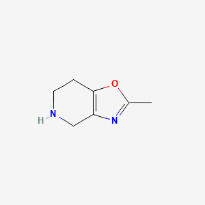 molecular formula C7H10N2O B3030250 2-Methyl-4,5,6,7-tetrahydro-oxazolo[4,5-C]pyridine CAS No. 885273-36-9