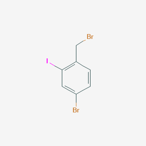 molecular formula C7H5Br2I B3030271 4-Bromo-2-iodobenzyl bromide CAS No. 885681-96-9