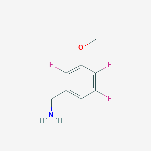 molecular formula C8H8F3NO B3030281 3-Methoxy-2,4,5-trifluorobenzylamine CAS No. 886362-79-4