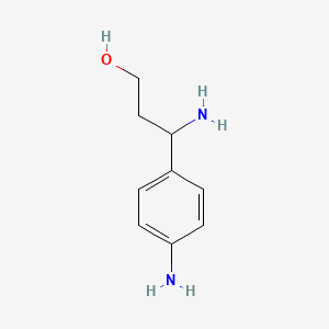3-Amino-3-(4-aminophenyl)propan-1-ol