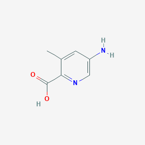 molecular formula C7H8N2O2 B3030293 5-Amino-3-methyl-pyridine-2-carboxylic acid CAS No. 886365-40-8