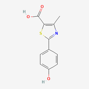2-(4-Hydroxy-phenyl)-4-methyl-thiazole-5-carboxylic acid