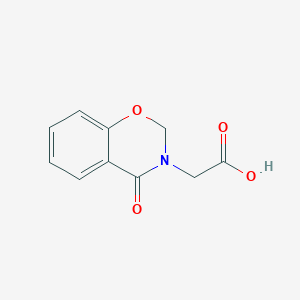 molecular formula C10H9NO4 B3030304 (4-氧代-4H-苯并[e][1,3]恶嗪-3-基)-乙酸 CAS No. 886502-15-4