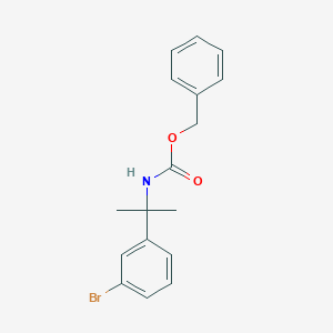 molecular formula C17H18BrNO2 B3030317 Benzyl N-[2-(3-bromophenyl)propan-2-yl]carbamate CAS No. 887254-70-8