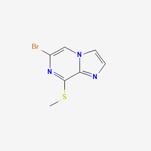 6-Bromo-8-(methylthio)imidazo[1,2-A]pyrazine