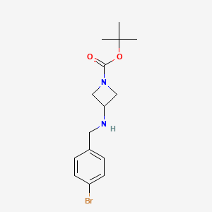tert-Butyl 3-{[(4-bromophenyl)methyl]amino}azetidine-1-carboxylate