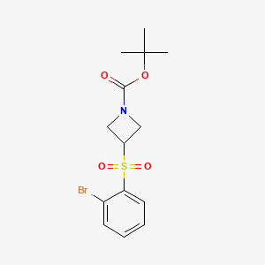 tert-Butyl 3-((2-bromophenyl)sulfonyl)azetidine-1-carboxylate