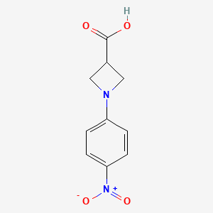 1-(4-Nitrophenyl)azetidine-3-carboxylic acid