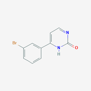 molecular formula C10H7BrN2O B3030343 4-(3-Bromophenyl)pyrimidin-2-ol CAS No. 888968-67-0