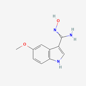 N-Hydroxy-5-methoxy-1H-indole-3-carboxamidine