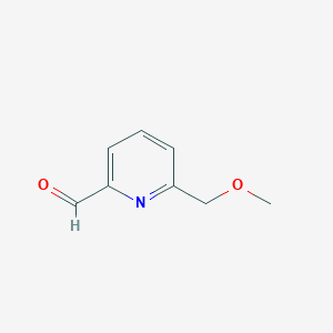 molecular formula C8H9NO2 B3030354 6-(Methoxymethyl)picolinaldehyde CAS No. 890904-66-2