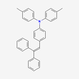 molecular formula C34H29N B3030355 4-(2,2-二苯乙烯基)-N,N-二对甲苯基苯胺 CAS No. 89114-91-0