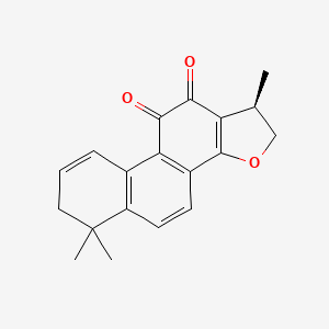 molecular formula C19H18O3 B3030360 1,2-Didehydrocryptotanshinone CAS No. 891854-92-5