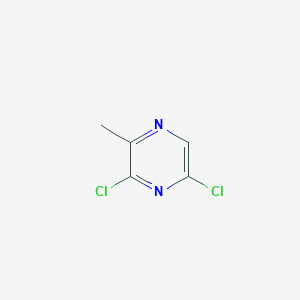 molecular formula C5H4Cl2N2 B3030366 3,5-Dichloro-2-methylpyrazine CAS No. 89284-38-8