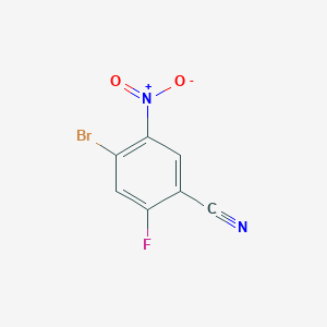 molecular formula C7H2BrFN2O2 B3030370 4-Bromo-2-fluoro-5-nitrobenzonitrile CAS No. 893615-25-3