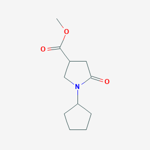 Methyl 1-cyclopentyl-5-oxopyrrolidine-3-carboxylate