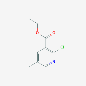 molecular formula C9H10ClNO2 B3030373 2-氯-5-甲基烟酸乙酯 CAS No. 894074-85-2