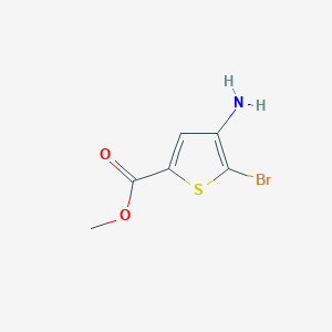B3030381 Methyl 4-amino-5-bromothiophene-2-carboxylate CAS No. 89499-51-4