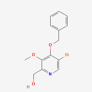 (4-(Benzyloxy)-5-bromo-3-methoxypyridin-2-yl)methanol