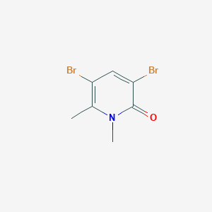 3,5-Dibromo-1,6-dimethylpyridin-2(1H)-one