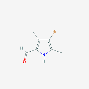 molecular formula C7H8BrNO B3030392 4-溴-3,5-二甲基-1H-吡咯-2-甲醛 CAS No. 89909-51-3