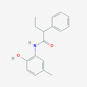 molecular formula C17H19NO2 B303040 N-(2-hydroxy-5-methylphenyl)-2-phenylbutanamide 