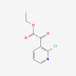 molecular formula C9H8ClNO3 B3030417 Ethyl 2-(2-chloropyridin-3-yl)-2-oxoacetate CAS No. 902837-56-3