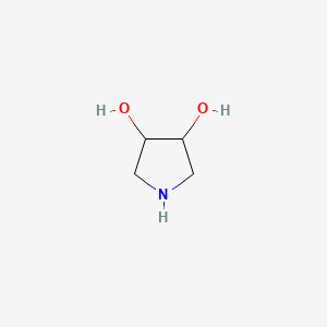 molecular formula C4H9NO2 B3030423 Pyrrolidine-3,4-diol CAS No. 9046-10-0