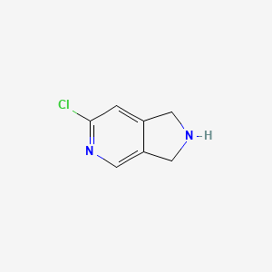 6-Chloro-2,3-dihydro-1H-pyrrolo[3,4-C]pyridine