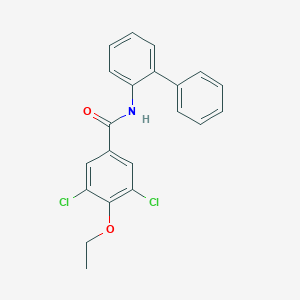 molecular formula C21H17Cl2NO2 B303044 N-[1,1'-biphenyl]-2-yl-3,5-dichloro-4-ethoxybenzamide 