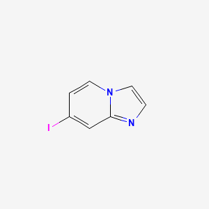 molecular formula C7H5IN2 B3030450 7-碘咪唑并[1,2-a]吡啶 CAS No. 908269-30-7