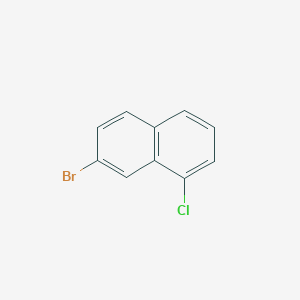 molecular formula C10H6BrCl B3030460 7-Bromo-1-chloronaphthalene CAS No. 90947-99-2