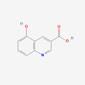 molecular formula C10H7NO3 B3030471 5-羟基喹啉-3-羧酸 CAS No. 911108-90-2