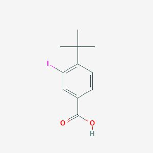 molecular formula C11H13IO2 B3030474 4-(tert-Butyl)-3-iodobenzoic acid CAS No. 91131-72-5