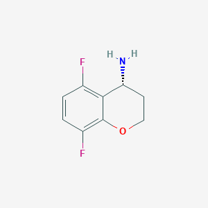 molecular formula C9H9F2NO B3030480 (R)-5,8-Difluorochroman-4-amine CAS No. 911826-12-5