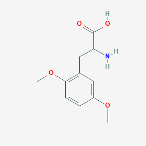 molecular formula C11H15NO4 B3030490 2-amino-3-(2,5-dimethoxyphenyl)propanoic Acid CAS No. 91280-31-8