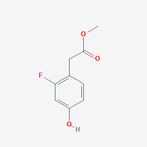 Methyl 2-(2-fluoro-4-hydroxyphenyl)acetate