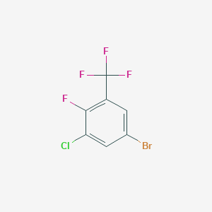 molecular formula C7H2BrClF4 B3030504 5-溴-3-氯-2-氟苯三氟化物 CAS No. 914225-67-5