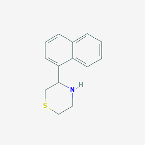 molecular formula C14H15NS B3030512 3-(Naphthalen-1-yl)thiomorpholine CAS No. 914349-66-9