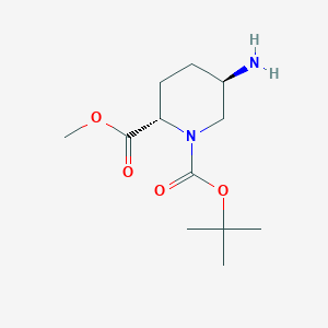 1-tert-Butyl 2-methyl (2S,5R)-5-aminopiperidine-1,2-dicarboxylate