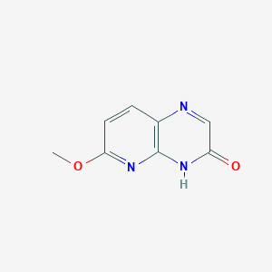 molecular formula C8H7N3O2 B3030546 6-甲氧基吡啶并[2,3-B]吡嗪-3(4H)-酮 CAS No. 917344-37-7