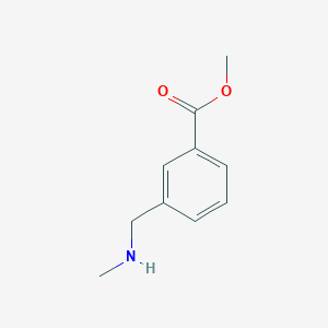 molecular formula C10H13NO2 B3030574 Methyl 3-((methylamino)methyl)benzoate CAS No. 922163-35-7