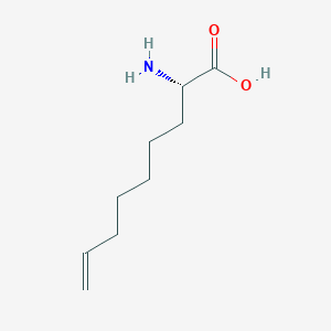 molecular formula C9H17NO2 B3030585 (S)-2-氨基壬-8-烯酸 CAS No. 924307-76-6
