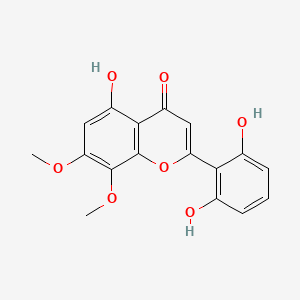 molecular formula C17H14O7 B3030588 Viscidulin II CAS No. 92519-93-2