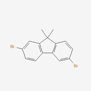 molecular formula C15H12Br2 B3030591 2,6-二溴-9,9-二甲基-9H-芴 CAS No. 925889-85-6