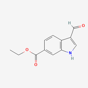 ethyl 3-formyl-1H-indole-6-carboxylate