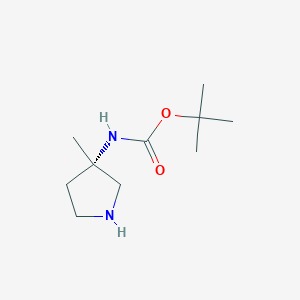 (S)-tert-Butyl (3-methylpyrrolidin-3-yl)carbamate